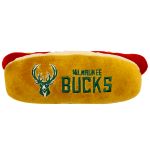 BUK-3354 - Milwaukee Bucks- Plush Hot Dog Toy
